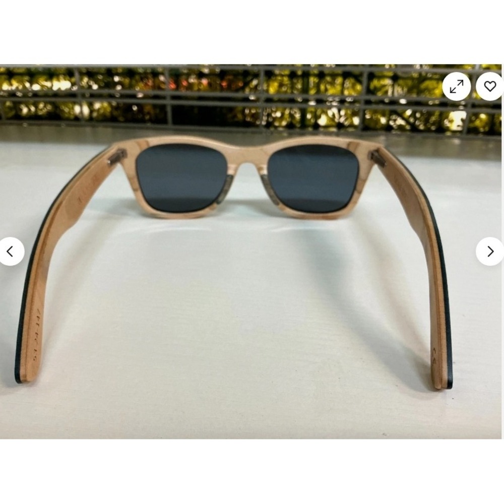 Woodzee Recycled Skateboard Sunglasses Size 53-24-147 (Malibu) Mint - Picture 4 of 4